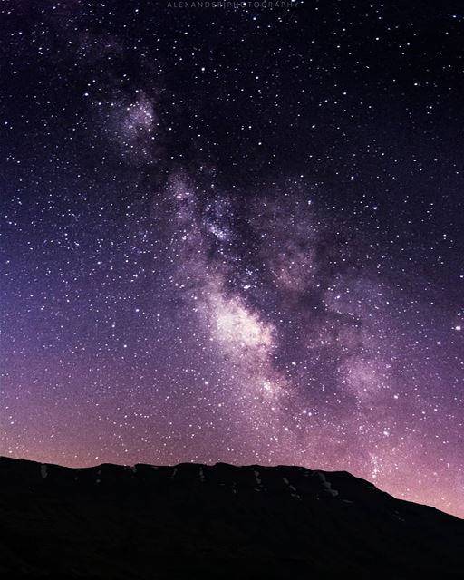 The milky way | Arz Bcharre, Lebanon. Yesterday at Midnight weather was... (El Arz, Liban-Nord, Lebanon)