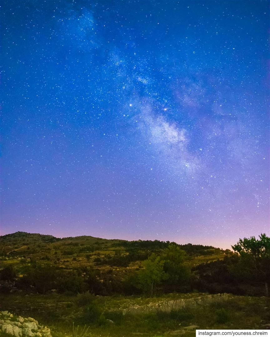 The Milky Way From South Lebanon milkyway  milkywaychaser  stars  night ...
