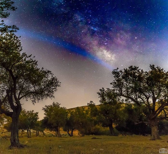 The milkyway from Houmine Al Fawka milkyway  night  nightsky ...