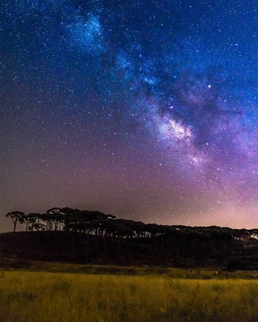 The milkyway shine from Kfarhouna - Lebanon milkyway  night  nightsky ...