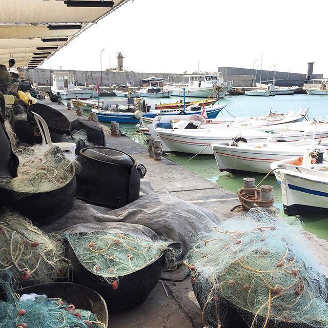 The nets are ready for night fishing 🚤⚓️🚣🎣 liveauthentic (Port Batroun)