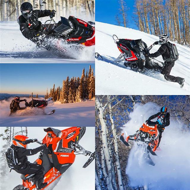 The NEW 800 PRO-RMK 155:Terrain Domination® on a Polaris RMK®, the ROCKY...