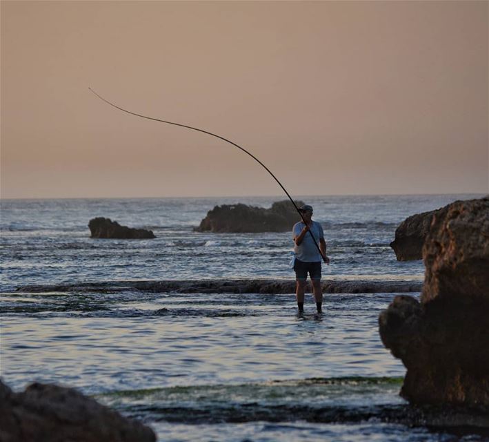 "the night has not yet found its star" sunset  sunset_pics  sunsets ... (Byblos - Jbeil)