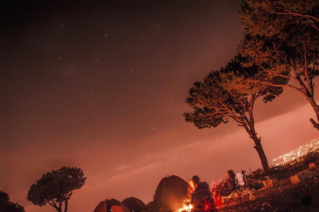 The night is still young...and so are we! camping  nightphotography ...