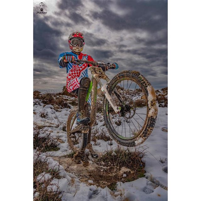 The Offroader cyclist @milo_daou in action!!!!... (Akoura, Mont-Liban, Lebanon)