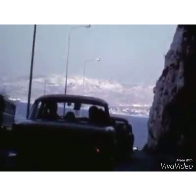 The Old Road Beirut Tripoli 1973 ,