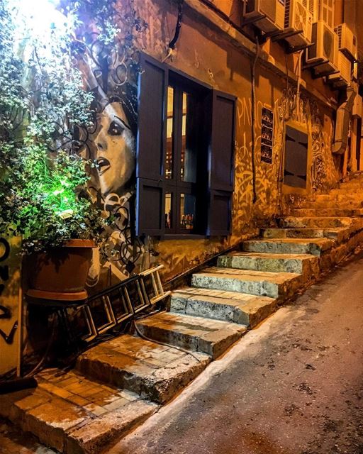 the old streets of jemayzeh ☮️😍 lebanon  lebanon_hdr  lebanoninapicture ... (Jemayze)