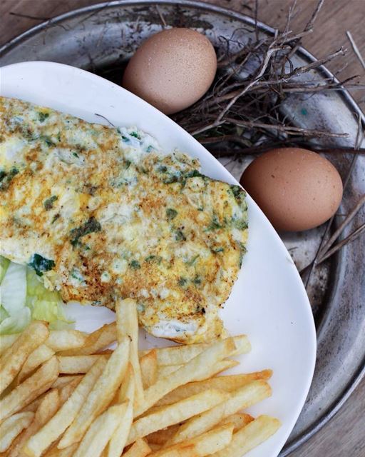 The  Omelette is a good idea 🤔💬  jalsat  restaurant  mayrouba  faraya ... (Jalsat)