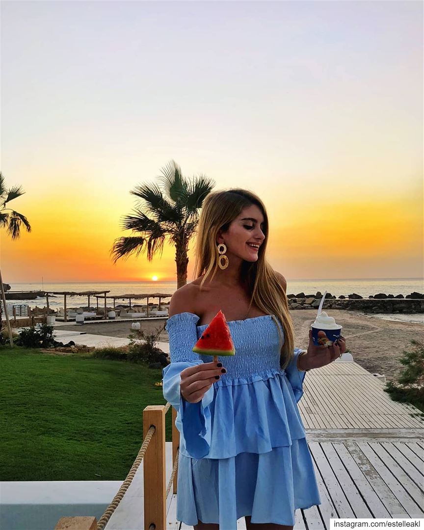 The only time I'll offer you food 🍉🍦 (Beirut, Lebanon)