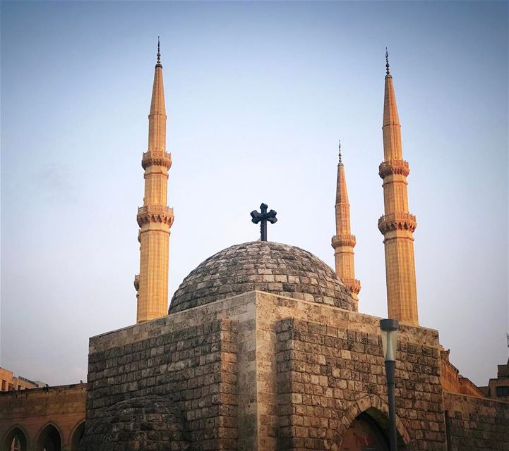 The Optical Delusion  Perspective religion  church  mosque  temple ... (Downtown Beirut)