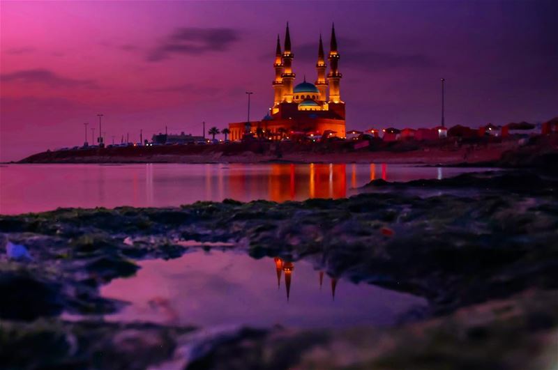The perfect combination to soothe a human soul 🙏🏼:1. A place to reflect... (مسجد الشكر)
