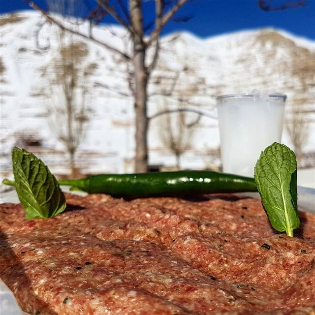 The perfect getaway!  faraya  snow  raw  kebbeh  arak  lebanon  cheatmeal ...