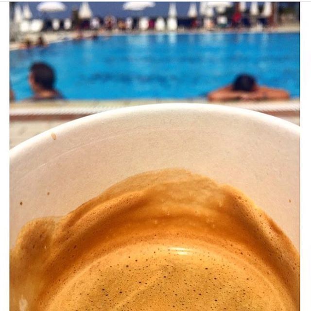 The perfect morning start with coffee and how came if the beach waiting for you !!! (ATCL - Jounieh)