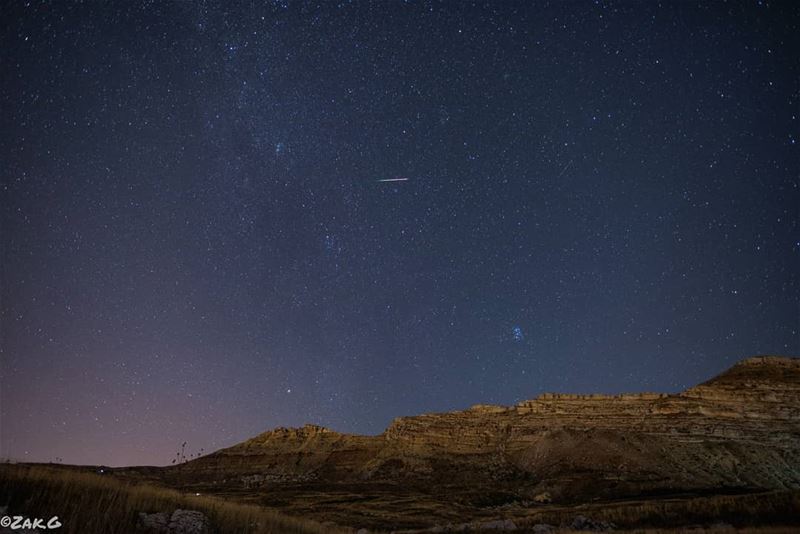 The Perseids  milkywaychasers  nightview  lebanon  nikonphotography ... (Akoura, Mont-Liban, Lebanon)