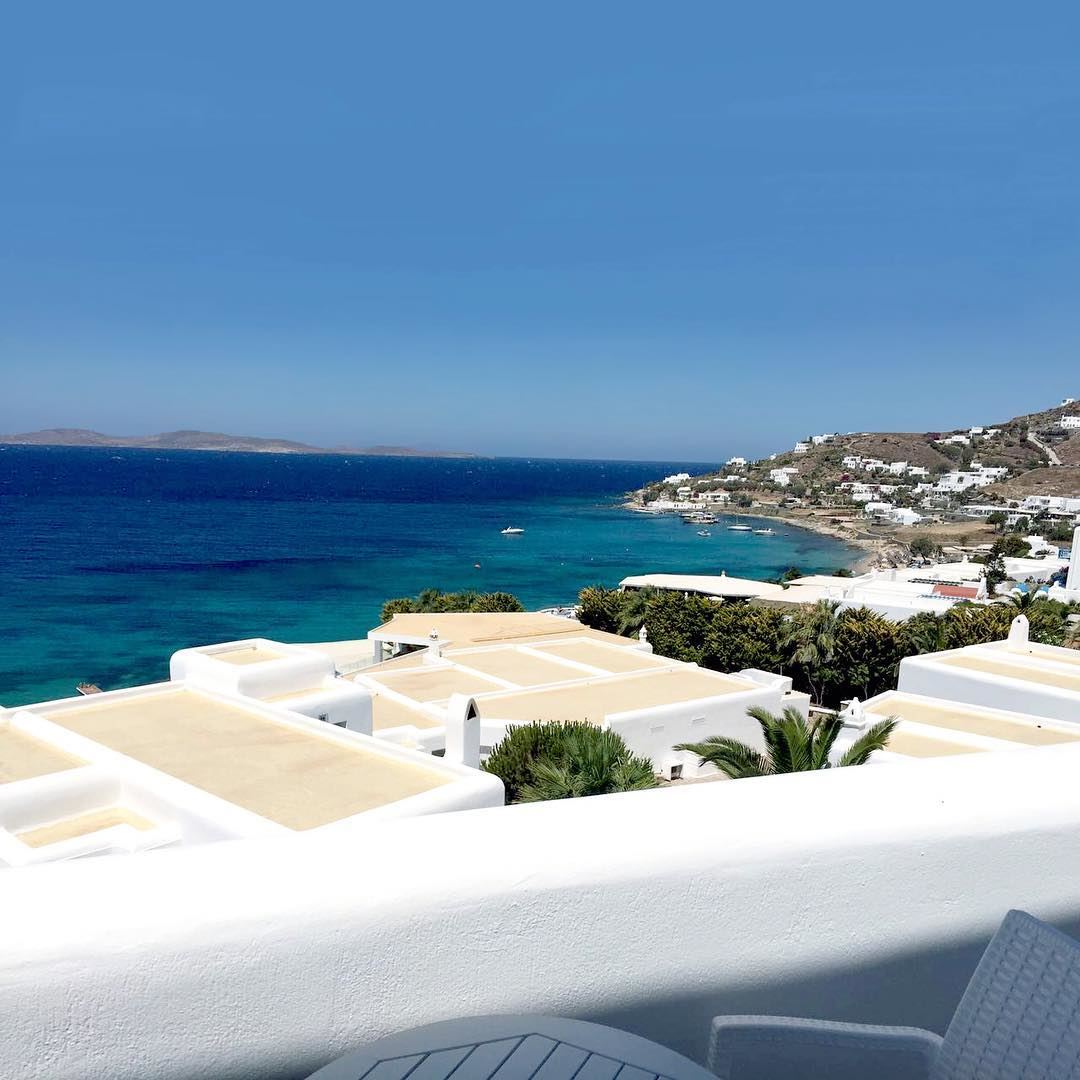 The Relaxing views of  Mykonos Mediterranean travelgram  photooftheday ... (Saint John Hotel Resort Mykonos)
