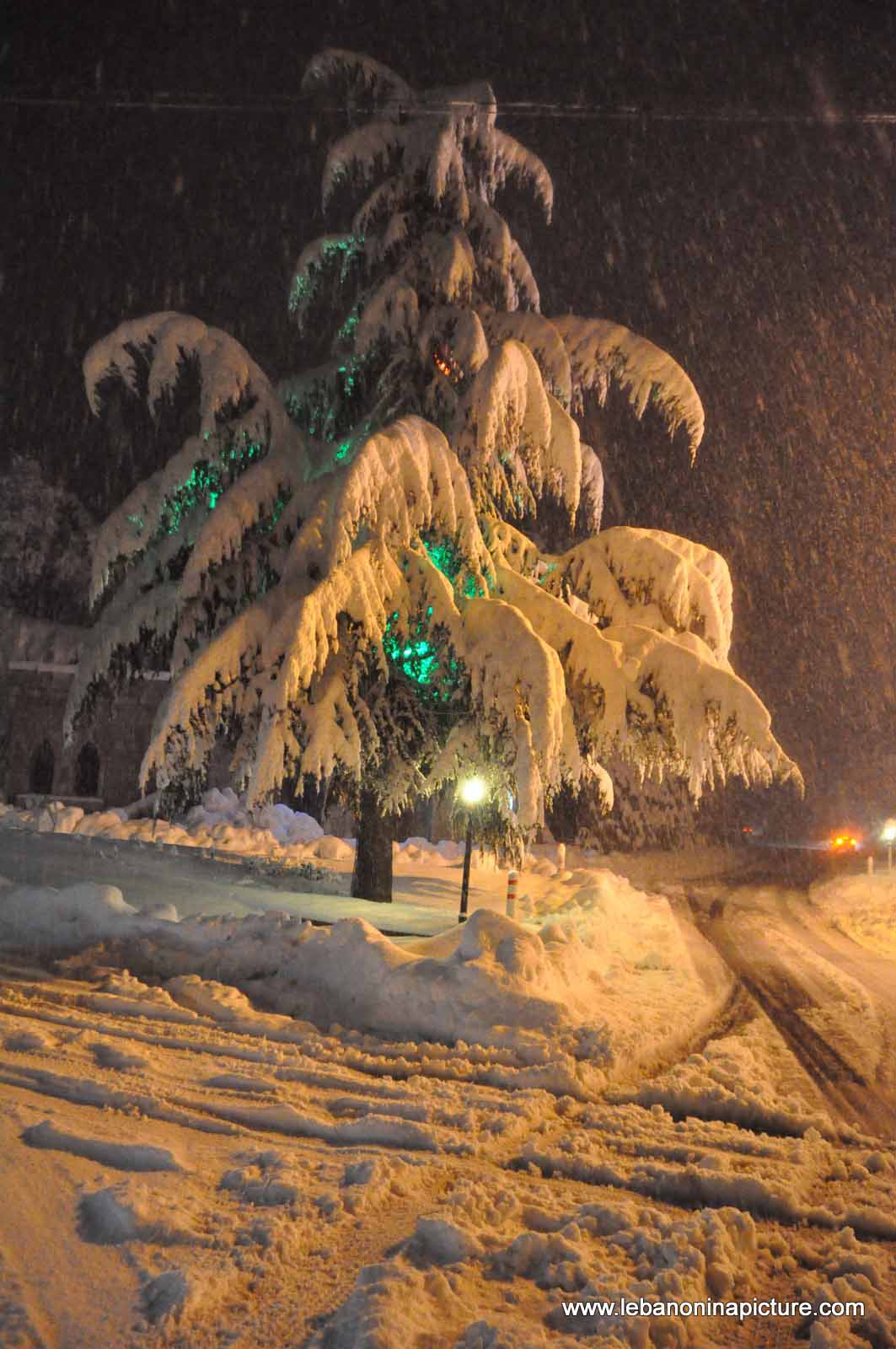 The Road is Covered with Snow