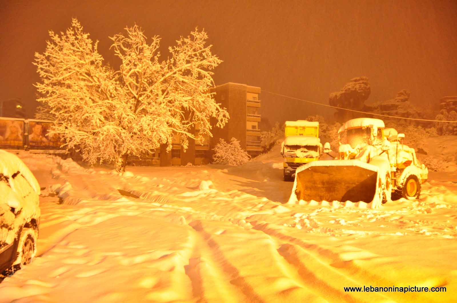 The Road is Covered with Snow