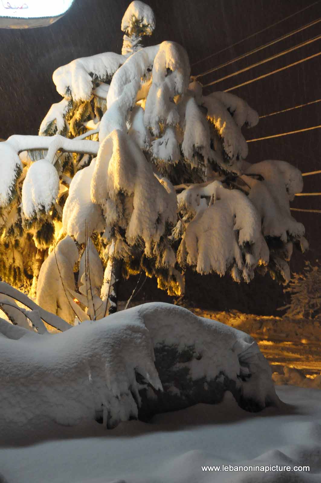 The Road is Covered with Snow