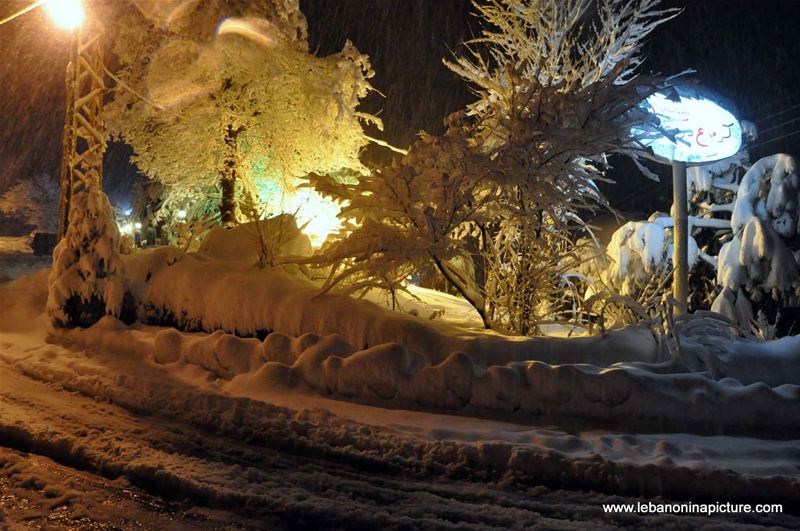 The Road is Covered with Snow