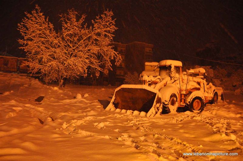 The Road is Covered with Snow