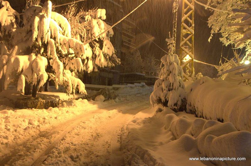 The Road is Covered with Snow