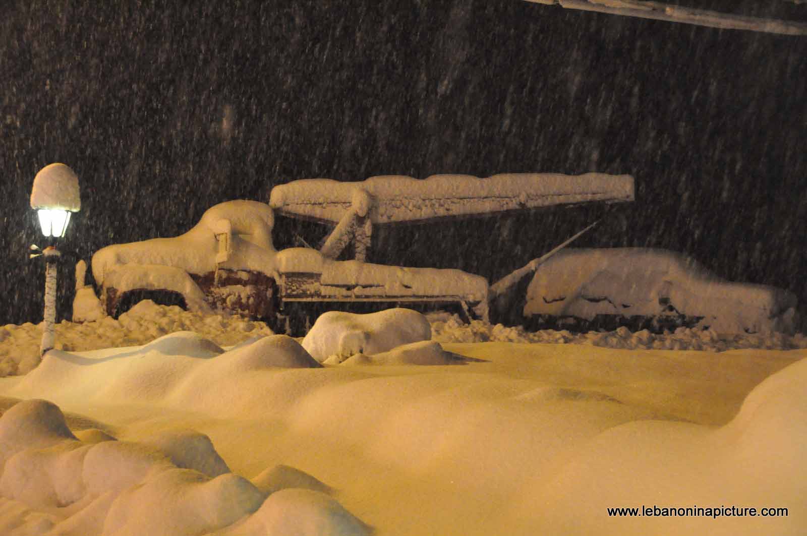 The Road is Covered with Snow