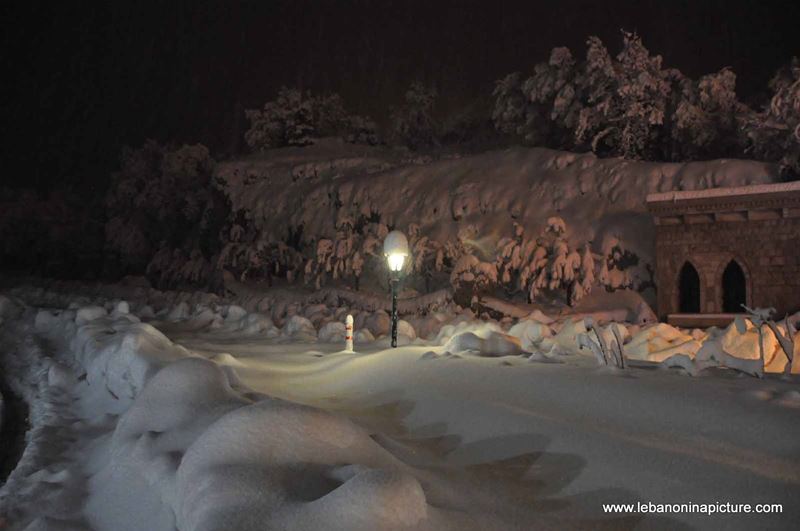 The Road is Covered with Snow
