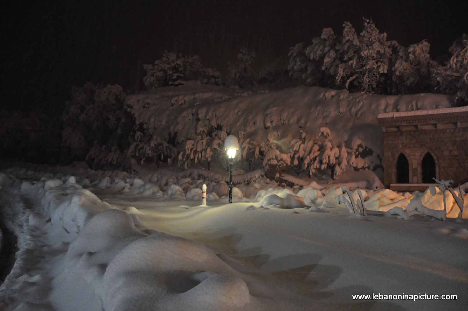 The Road is Covered with Snow
