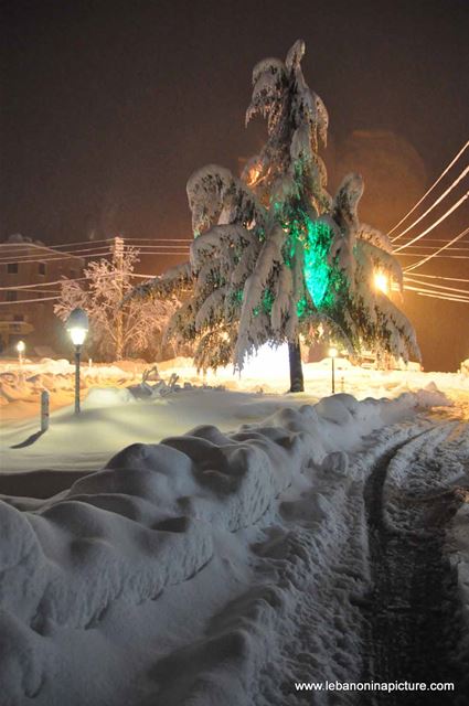 The Road is Covered with Snow