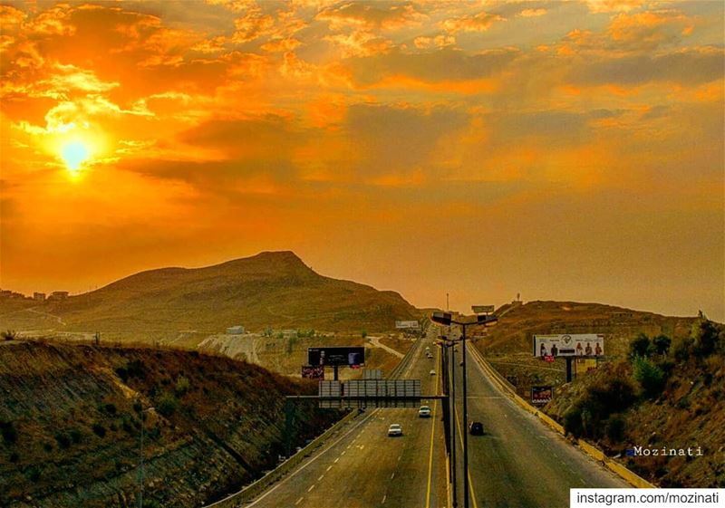 The Road is life..==================================  sunsetporn ... (Daher El Baydar)
