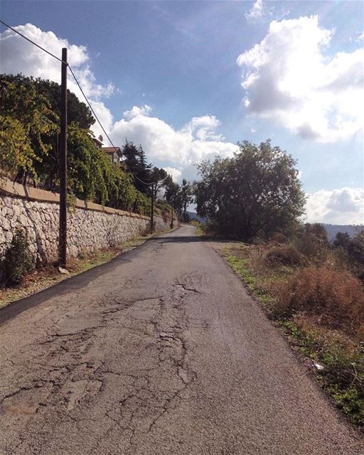 ... The road is longI'm quite awareBut I am strongAnd I don't care 😃😄... (Mount Lebanon)