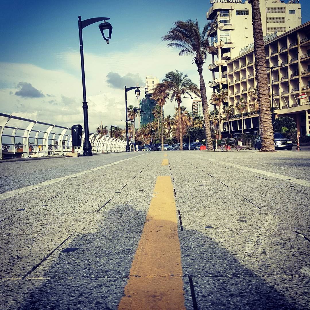 The Road is mine..Till the end.. no matter what it takes..🏃... ...... (Beirut, Lebanon)
