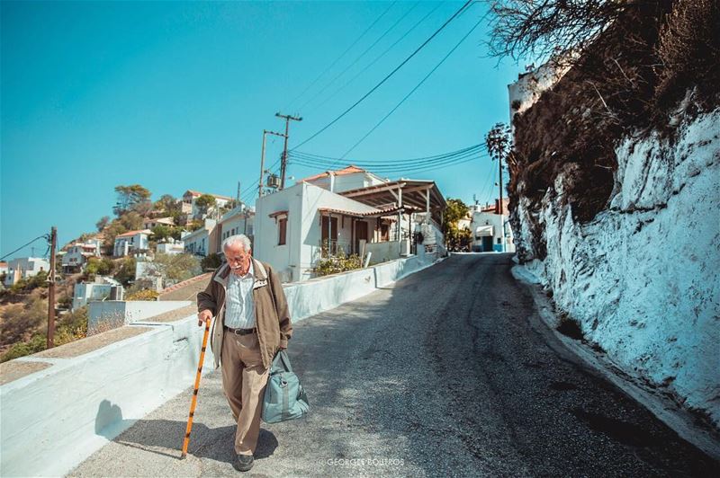 The road less travelled ✨-- old  greece  canon_photos ... (Kéa, Kikladhes, Greece)