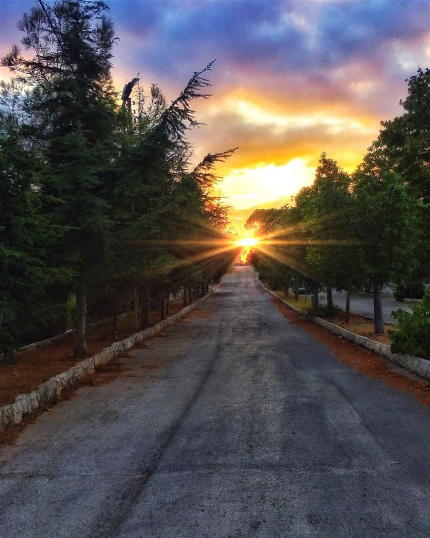 " The Road To Your Dreams Is A Sunset Away..." whatsuplebanon... (Batroûn)