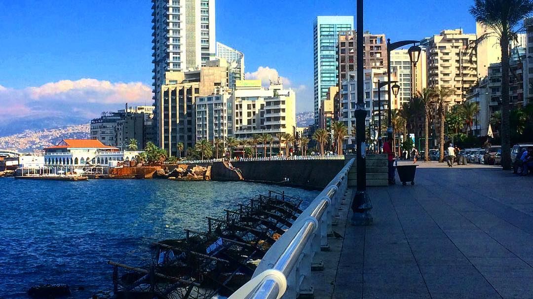 The sea is nothing but a library of all the tears in history💧 -LS••... (Hamra, Beyrouth, Lebanon)