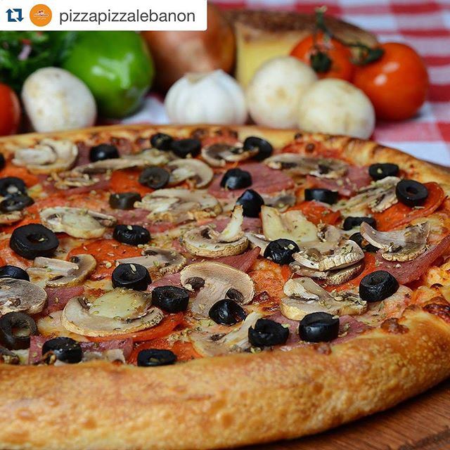The secret of pizza is everyone can eat in everywhere!!! Even in morning as Breakfast.. (Pizza Pizza Lebanon)