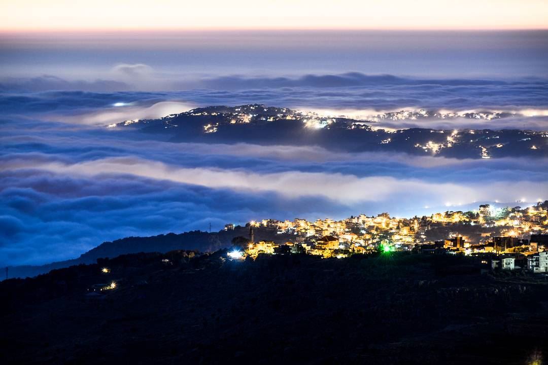 .The shining islands in the magic sea of clouds... 1700m high from...