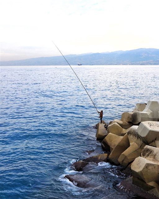 The simple life is a good life 🎣 (Beirut, Lebanon)