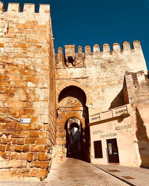 The simplest explanation is that Carmona’s Alcazar was built by the Arabs ( (Alcazar de la Puerta de Sevilla)