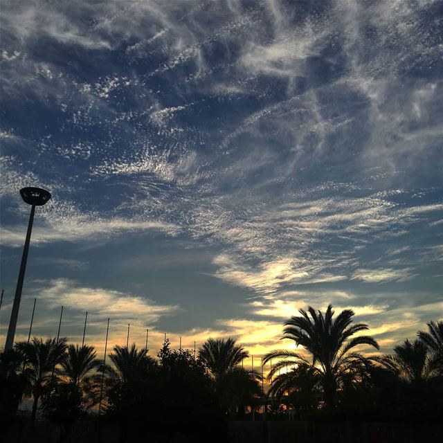 The sky above -  ichalhoub in  Tripoli north  Lebanon shooting with a...