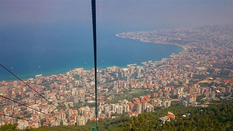 The sky is not the limit, it's just the view 💬 tb  takenbyme ... (سيدة لبنان حريصا)