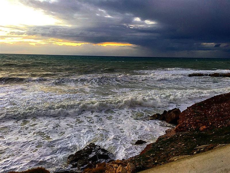 " The Sound Of Waves Crashing On The Shore Is One Of The Most Relaxing... (Kfarabida Batroun)