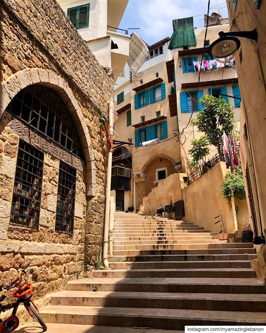 The stairs leading to the citadel of Saint Gilles.We were honored to be... (Tripoli, Lebanon)