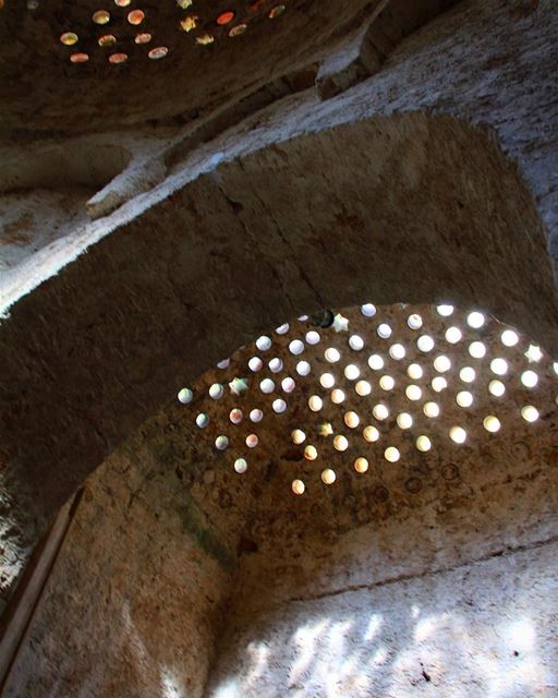 The sun has its own language, patterns and shapes.. sun  shadow  stars ... (Tripoli, Lebanon)