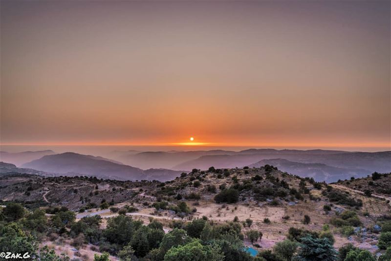 The sun is gone but i have a light.  sun  sunset_pics  sunset🌅  sunset ... (Bmahray, Mont-Liban, Lebanon)