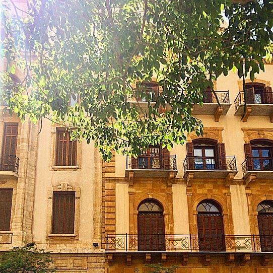 The sun is up, the sky is blue and birds are singing: it’s going to be a... (Downtown Beirut)