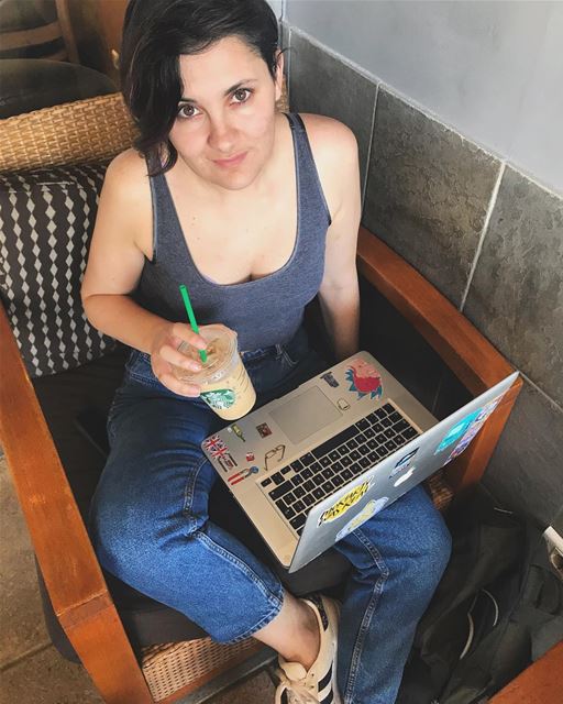 The Sunday Necessities ☕️💻  TheUrbanPotato...... lebanon  beirut ... (Starbucks Middle East)