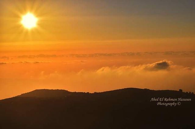 The sunset is life's way of saying: good job...you survived today, here is... (Bkaa Safreïn, Liban-Nord, Lebanon)
