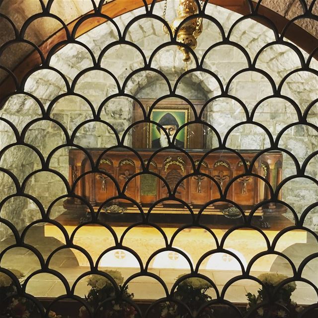 The tomb of Saint Charbel  Lebanon  lebanoninapicture ... (Mazar Saint Charbel-Annaya)