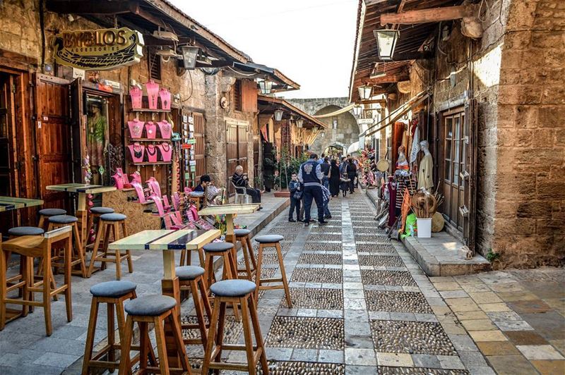 The traditional old souks | Byblos, Lebanon  livelovebyblos. Good evening... (Jbail, Mont-Liban, Lebanon)